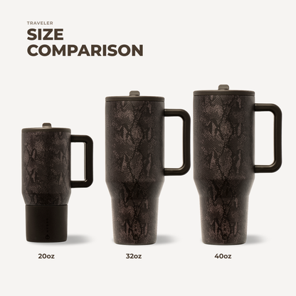 Snakeskin HydroJug 40 oz Traveler Tumbler