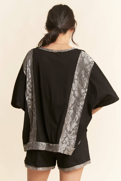FLORAL PATCHWORK TOP