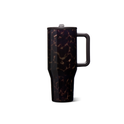 Mocha Tortoise HydroJug 32oz Traveler Tumbler