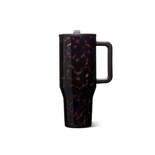 Mocha Tortoise HydroJug 32oz Traveler Tumbler