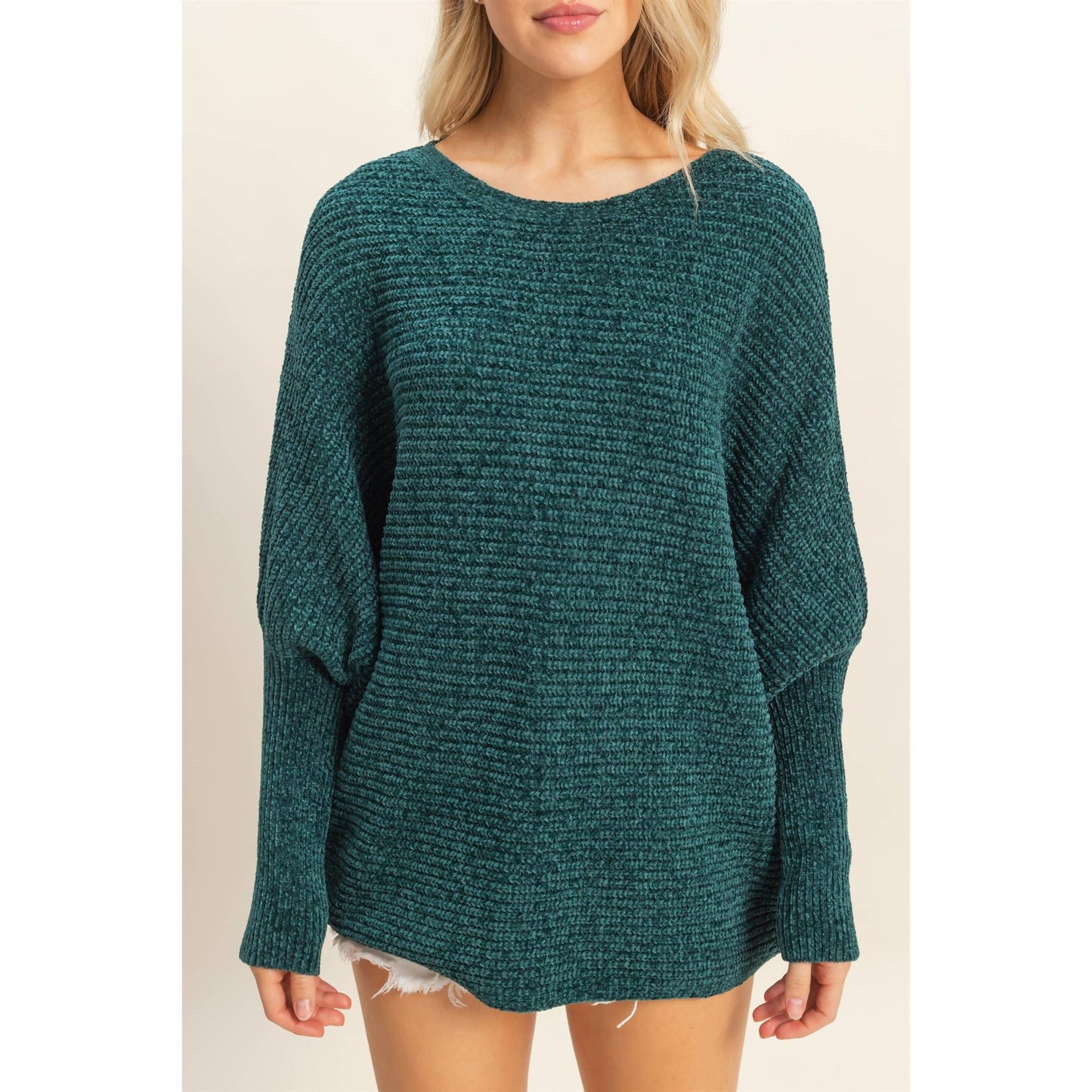 Oversized Boat Neck Sweater