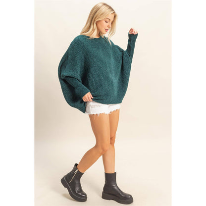 Oversized Boat Neck Sweater