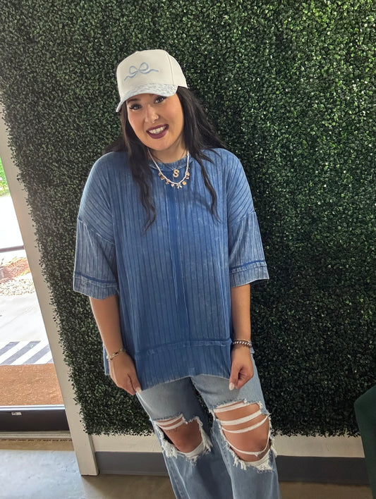 Zenana Ribbed Tee