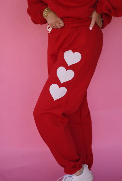 Heart Sweatpant Set