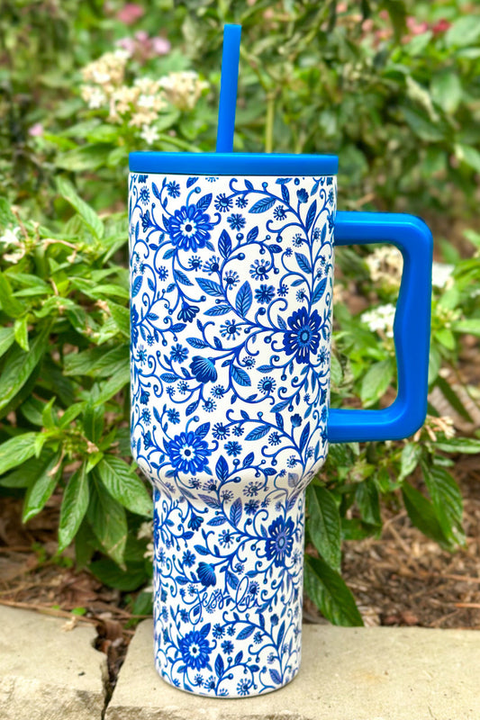Blue Gardens Tumbler