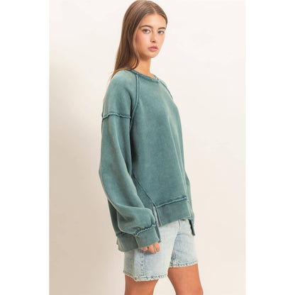 Raw Edge Sweatshirt