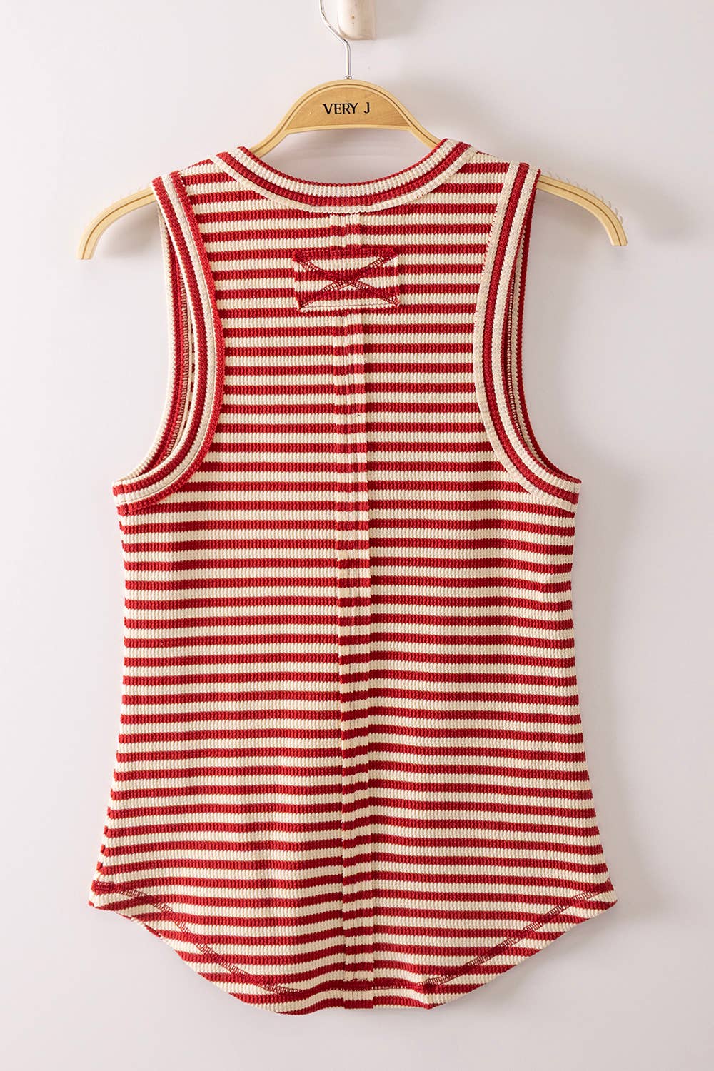 Striped Button Down Tank