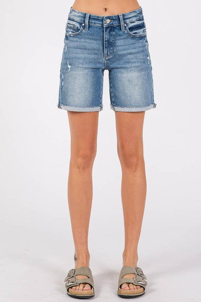 Petra Midi Jean Shorts