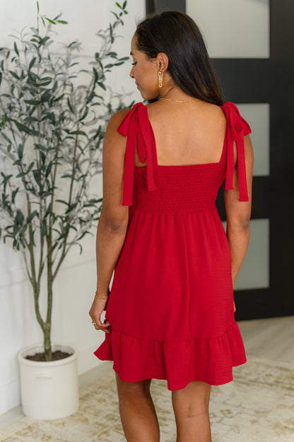 Acting Brand New Contrast Trim Crinkle Woven Dress