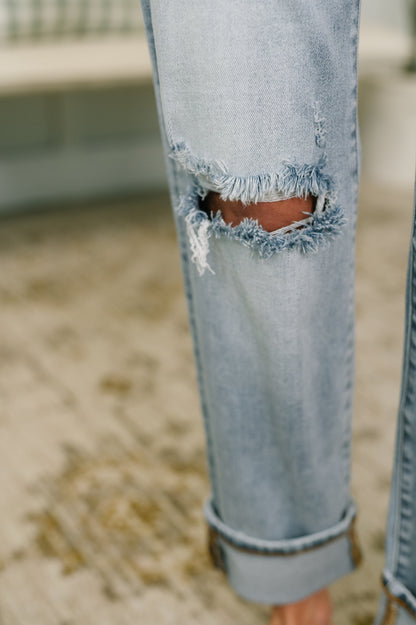 Alex Mid Rise Boyfriend Jean with Bandana Loop