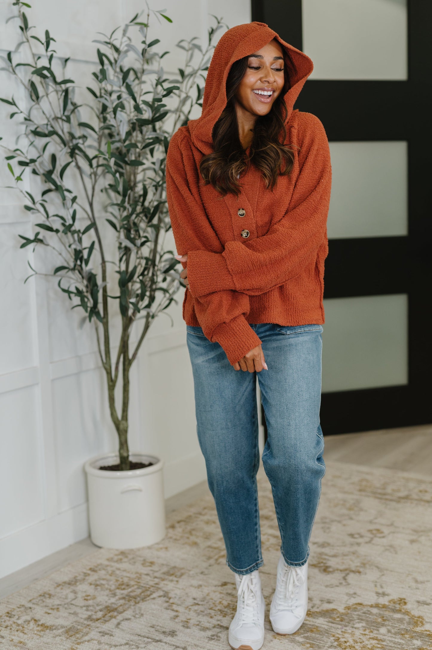 All For Me Henley Sweater