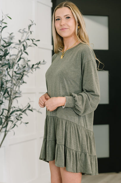Autumn Breeze Long Sleeve Knit Dress