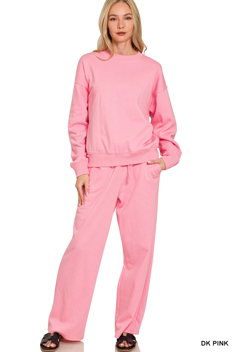 Fleece Sweatpants Set