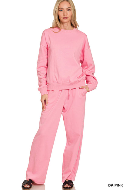 Fleece Sweatpants Set
