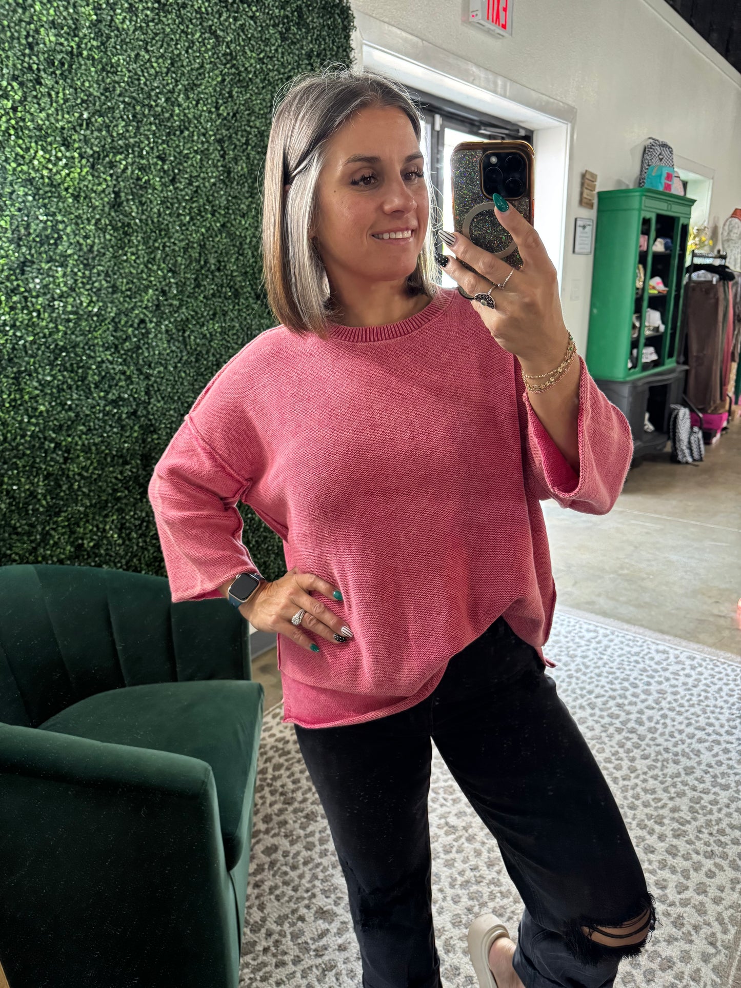 Addison Crop Sweater