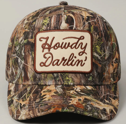 Howdy Darlin Camo Hat