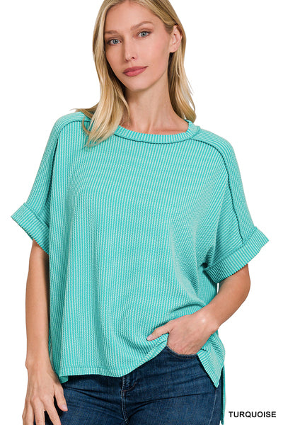 Lucy Basic Ribbed Top