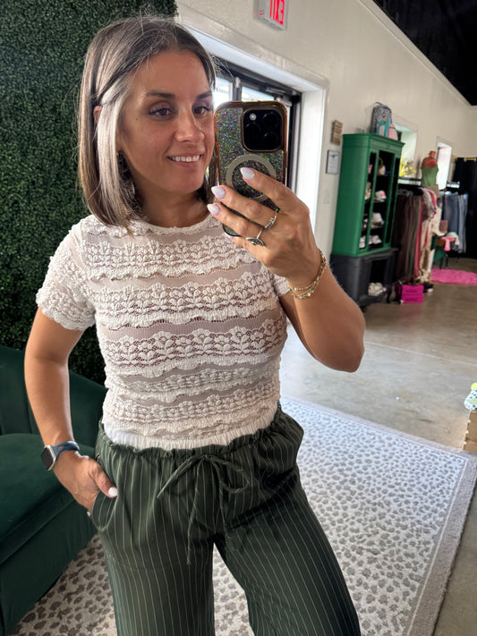 Rosalie Lace Top