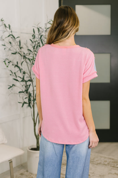 Don't Stop Til' You Get Enough Color Block Top