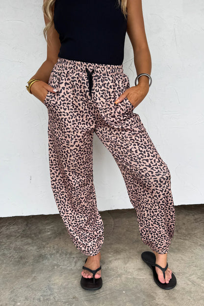 BLAKELEY Coco Cheetah Jogger Pants