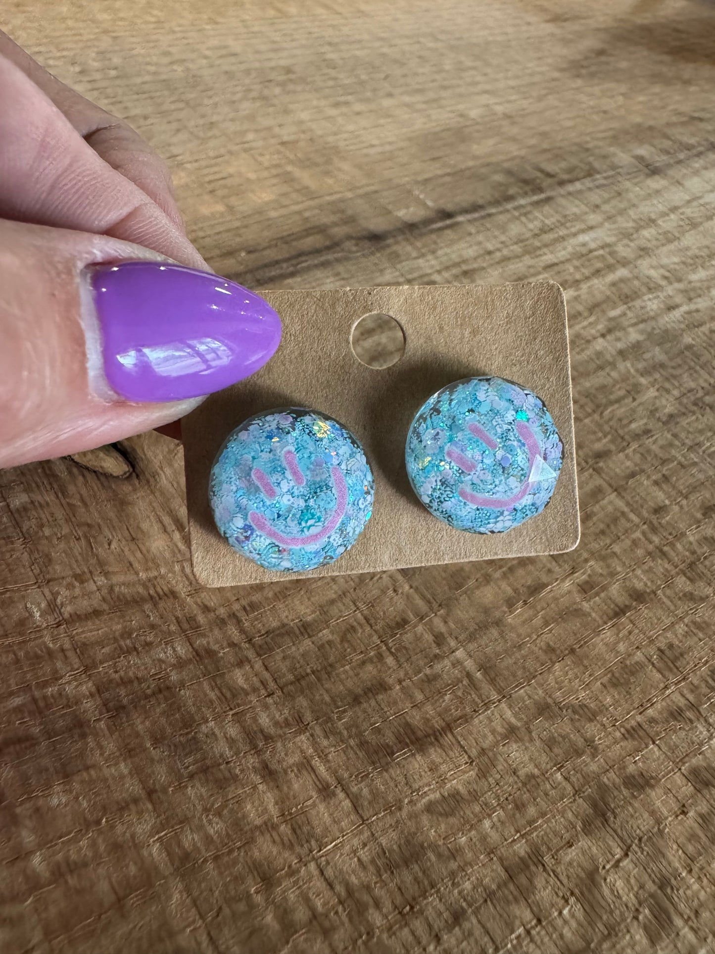 Smiley Bubble Earrings