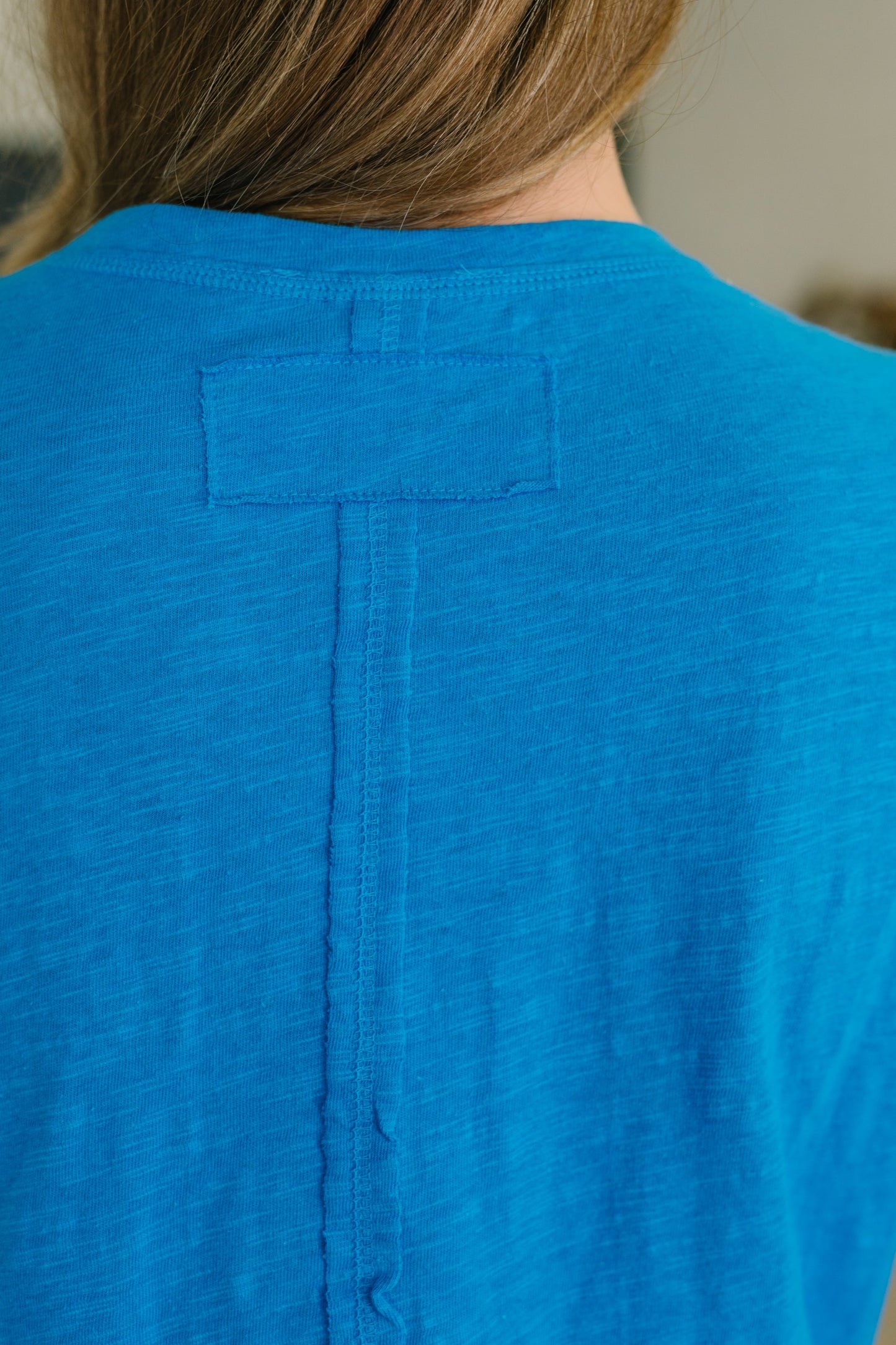 Effortless Edit Boxy Tee in Deep Sky