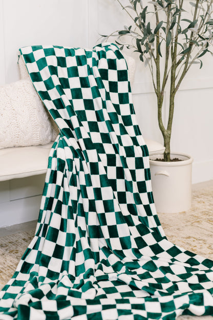 Emerald City Checkered Blanket