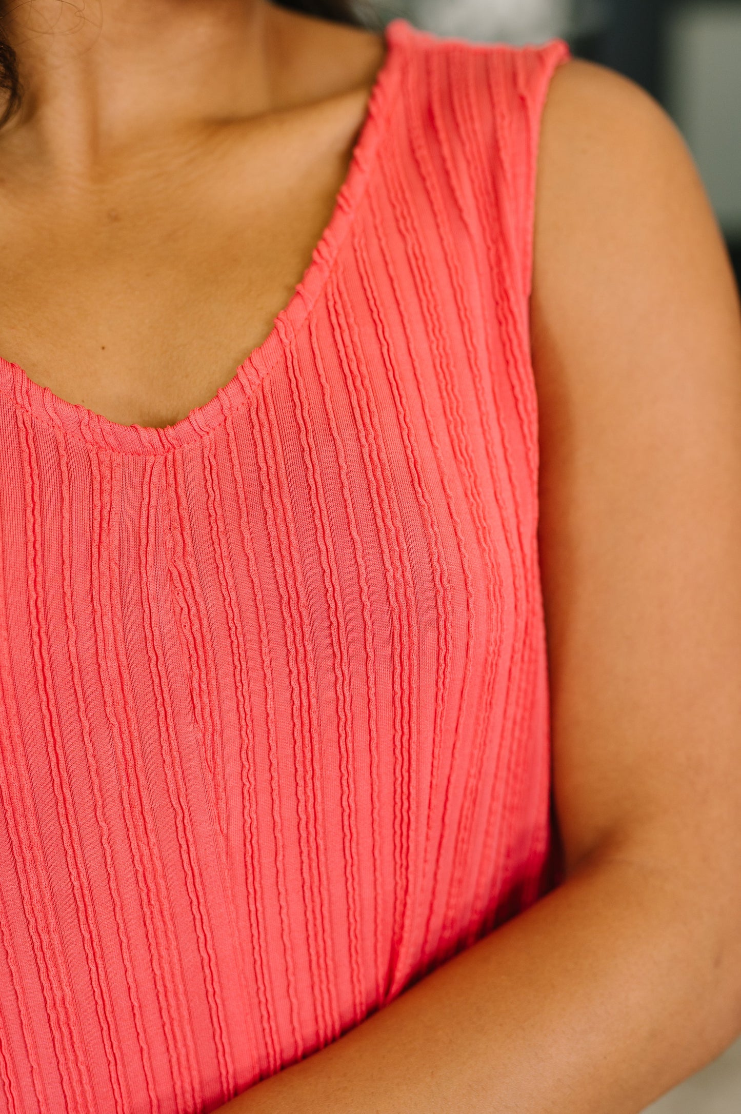 Everything She Wants Sleeveless Maxi Dress in Coral