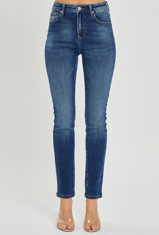 Risen High Rise Skinny Jeans