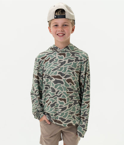 Burlebo Camo Hoodie - Youth
