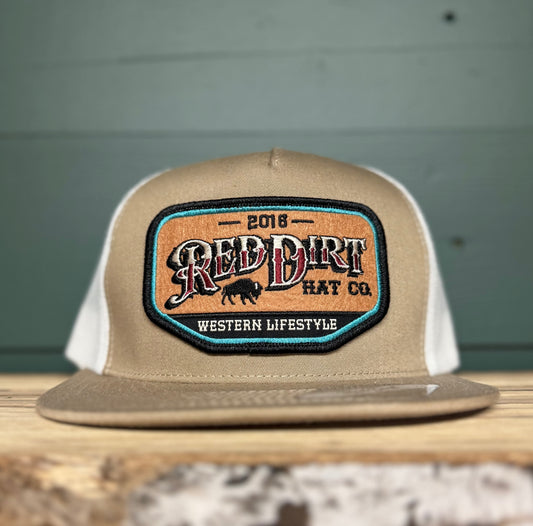 The Lifestyle-Khaki/White Hat