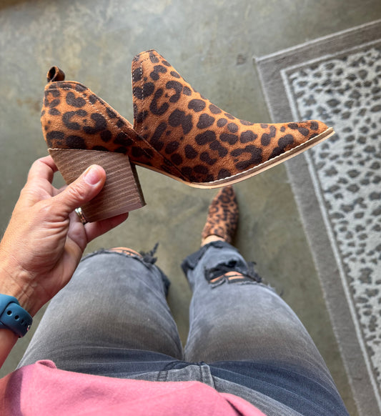 Leopard Booties