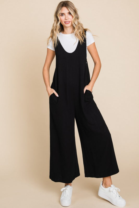 Jodifl linen jumpsuit - black