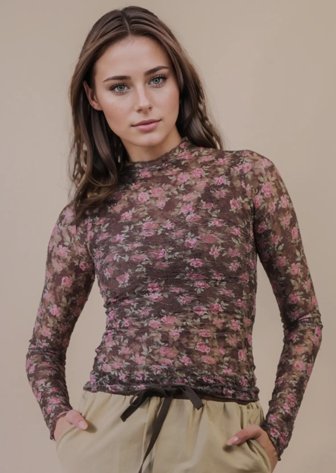 Lace Mesh Top