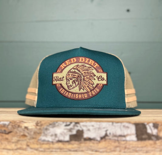 Big Chief-D. Green/Khaki Hat