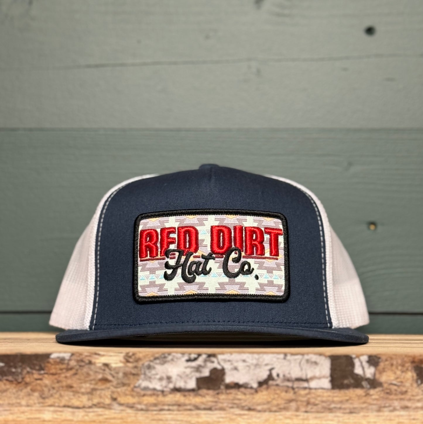 Faded Denim-Navy/White Hat