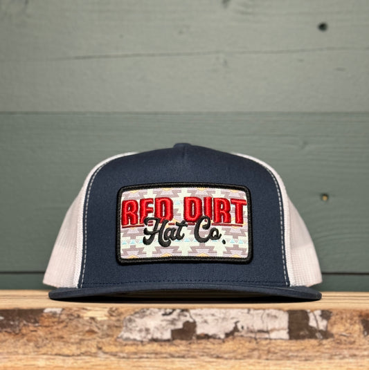 Faded Denim-Navy/White Hat