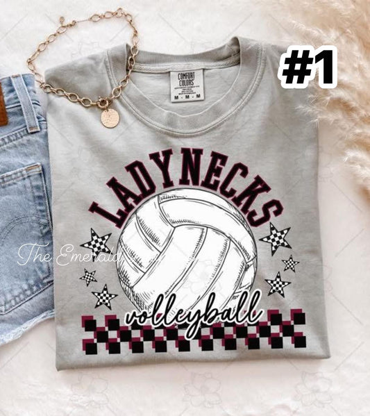Ladynecks Volleyball Tee