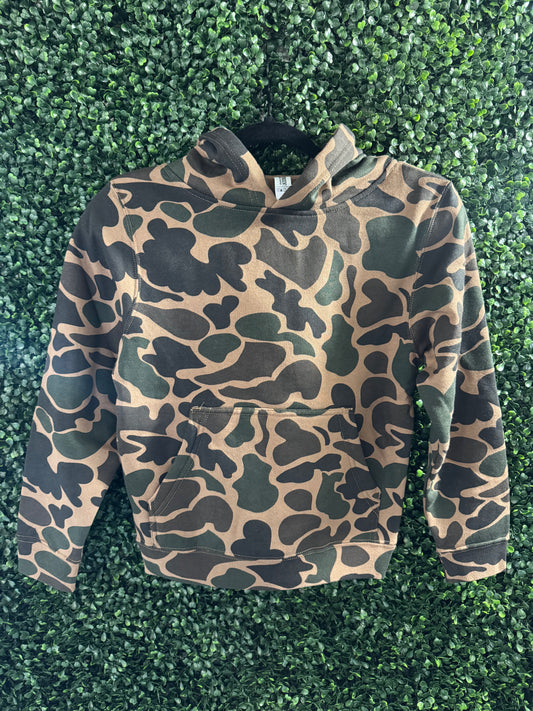 Duck Camo Hoodie Youth