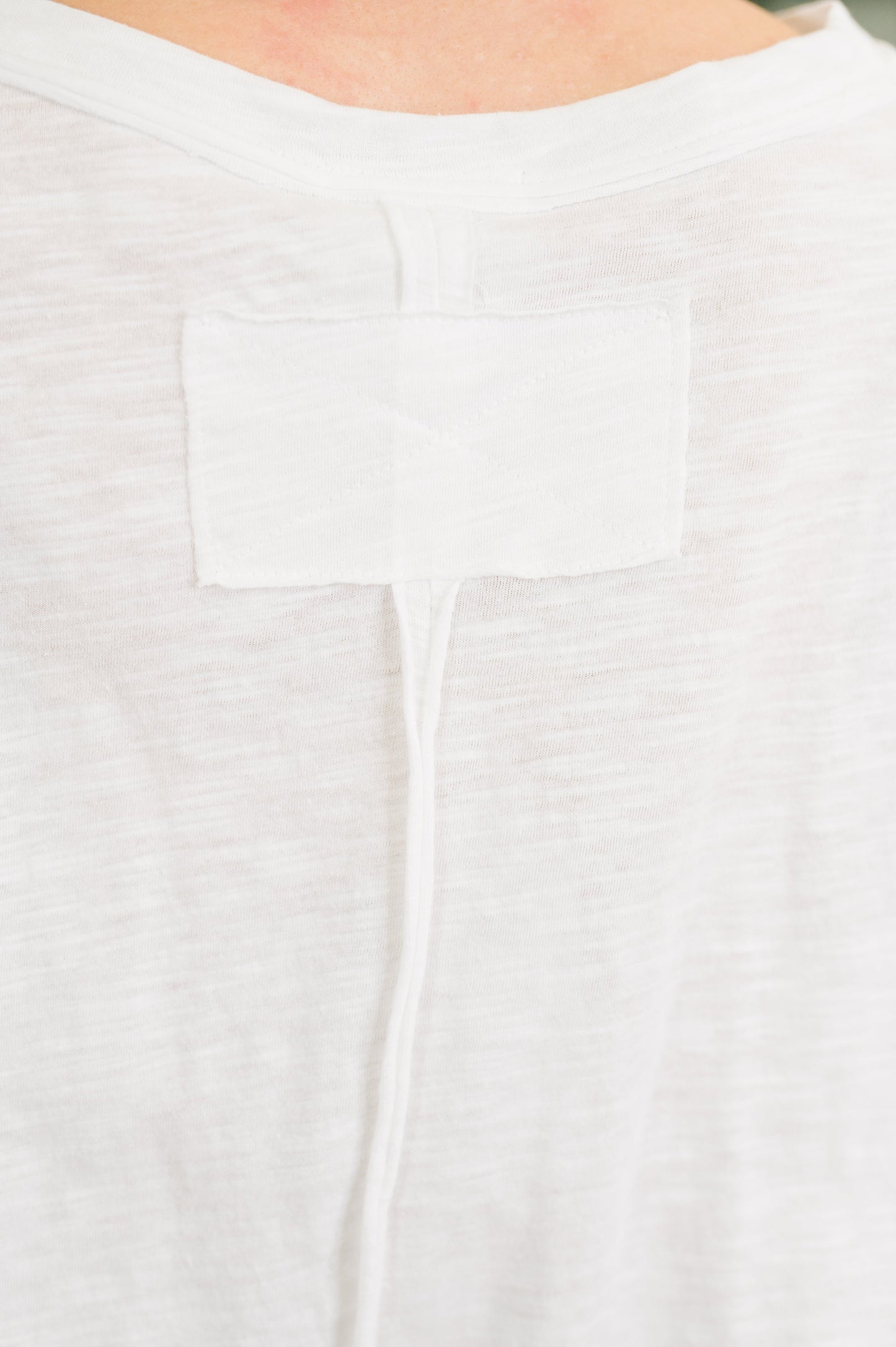 Just Like That Relaxed Heather Tee in Ivory