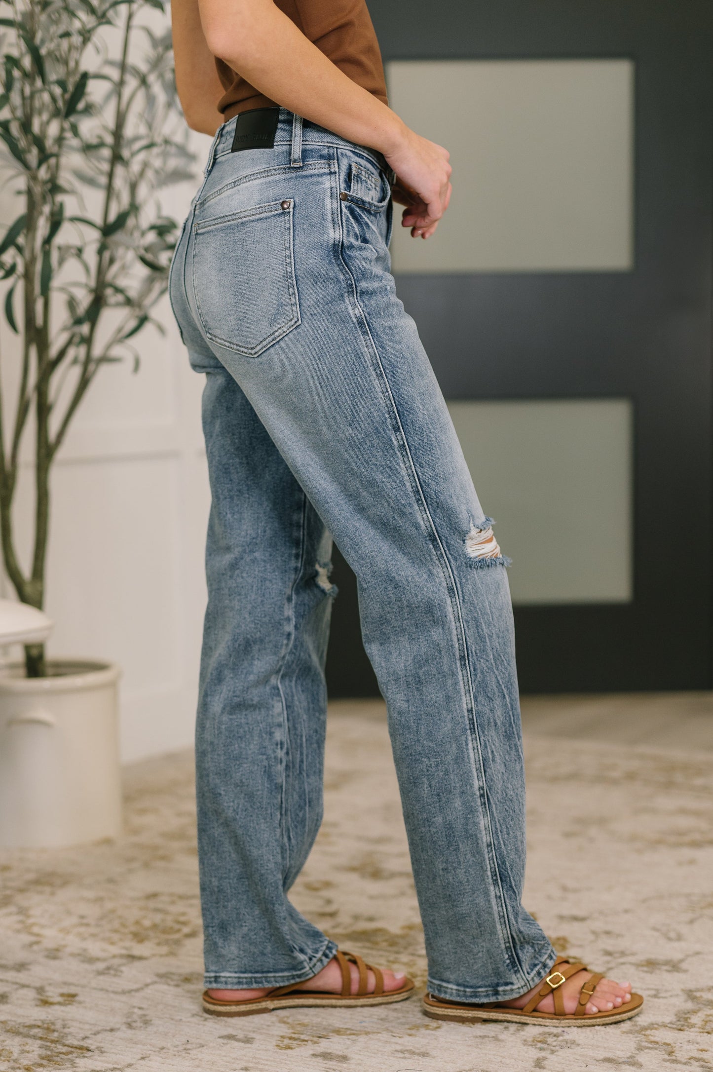 Kayla High Waist Rigid Magic Slim Straight