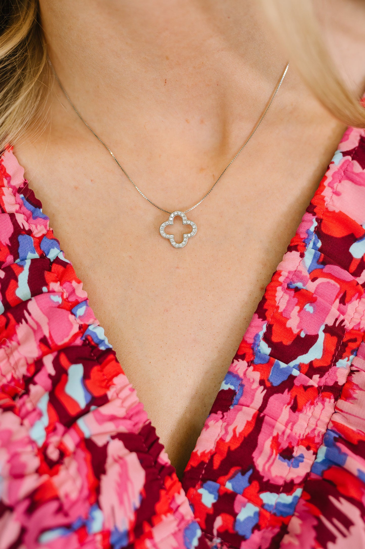 Lucky Girl Syndrome Sterling Silver Pendant Necklace