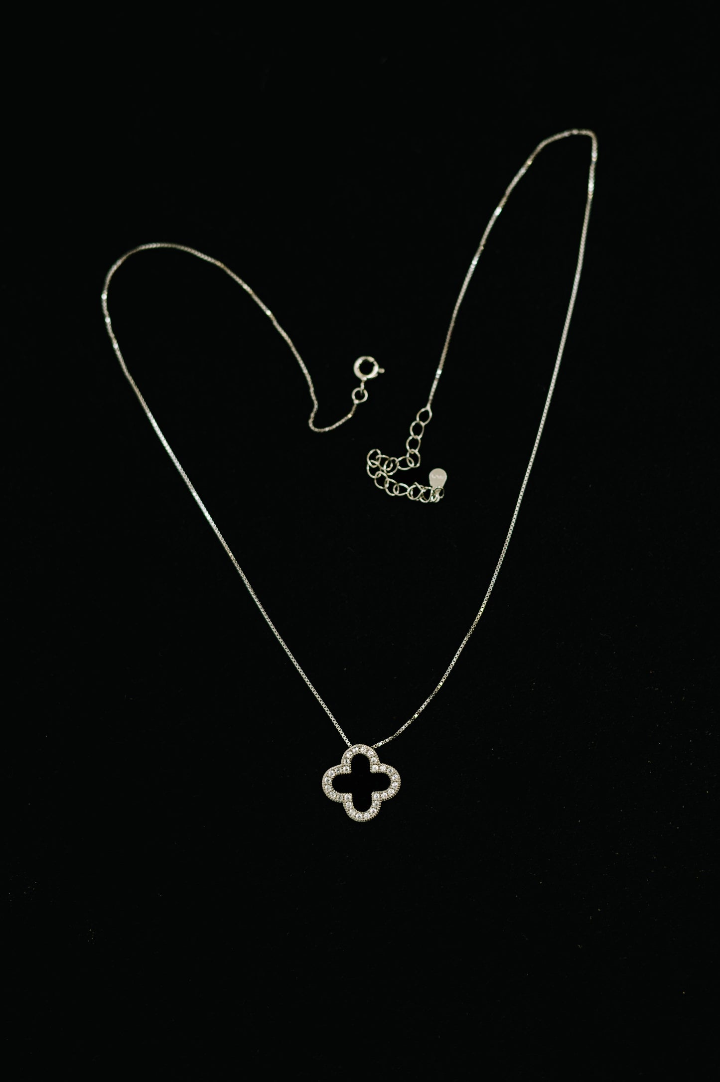 Lucky Girl Syndrome Sterling Silver Pendant Necklace