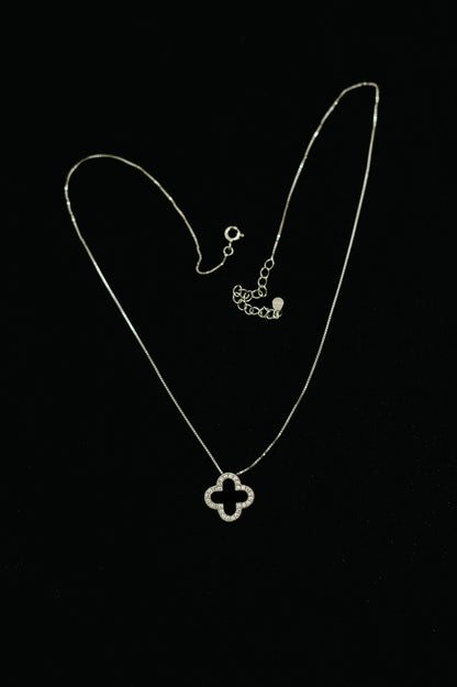 Lucky Girl Syndrome Sterling Silver Pendant Necklace