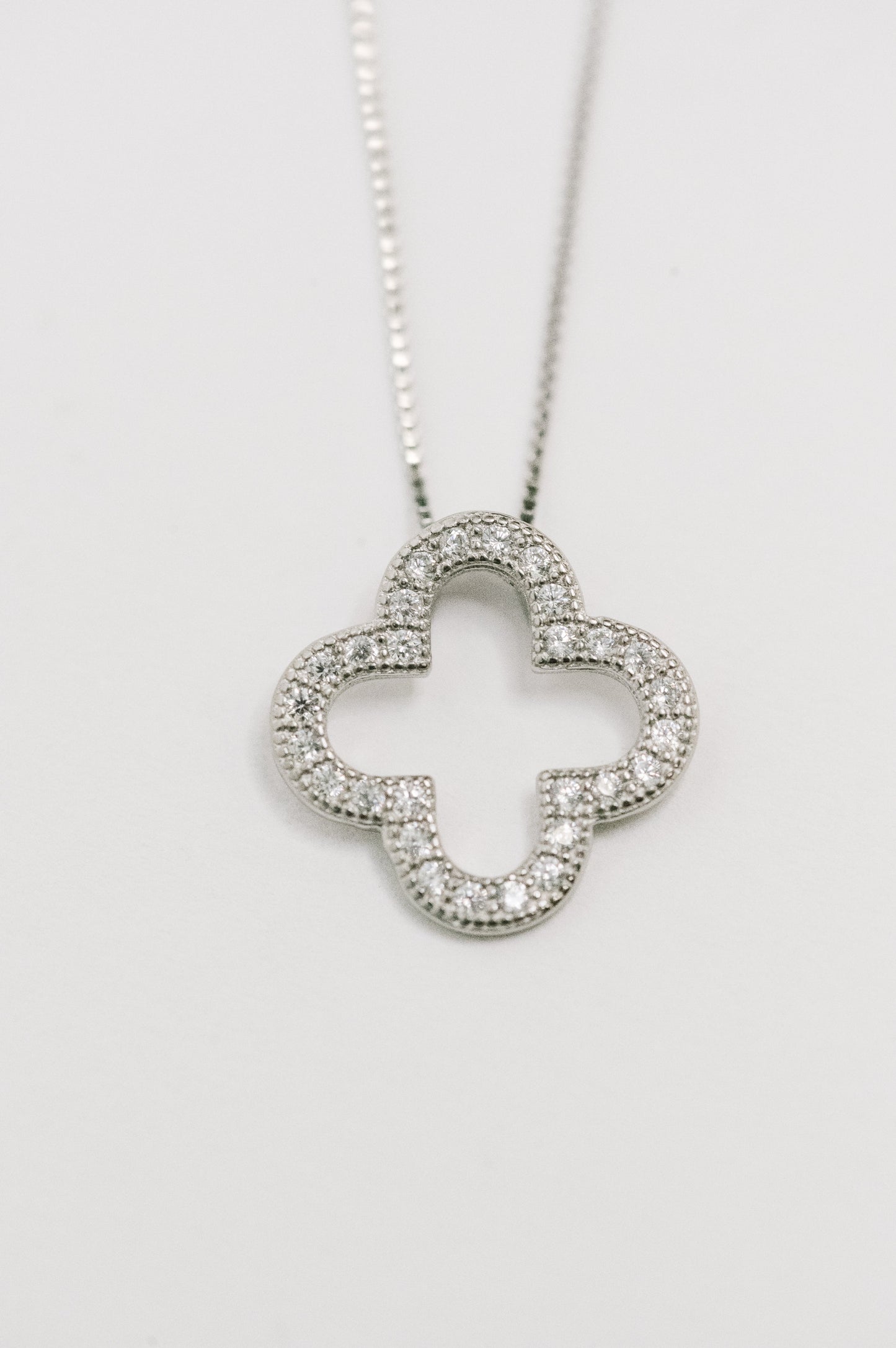 Lucky Girl Syndrome Sterling Silver Pendant Necklace