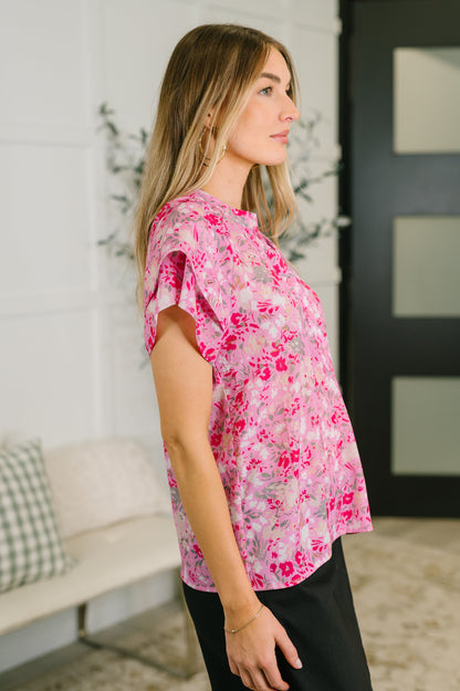 Need My Love Floral Blouse