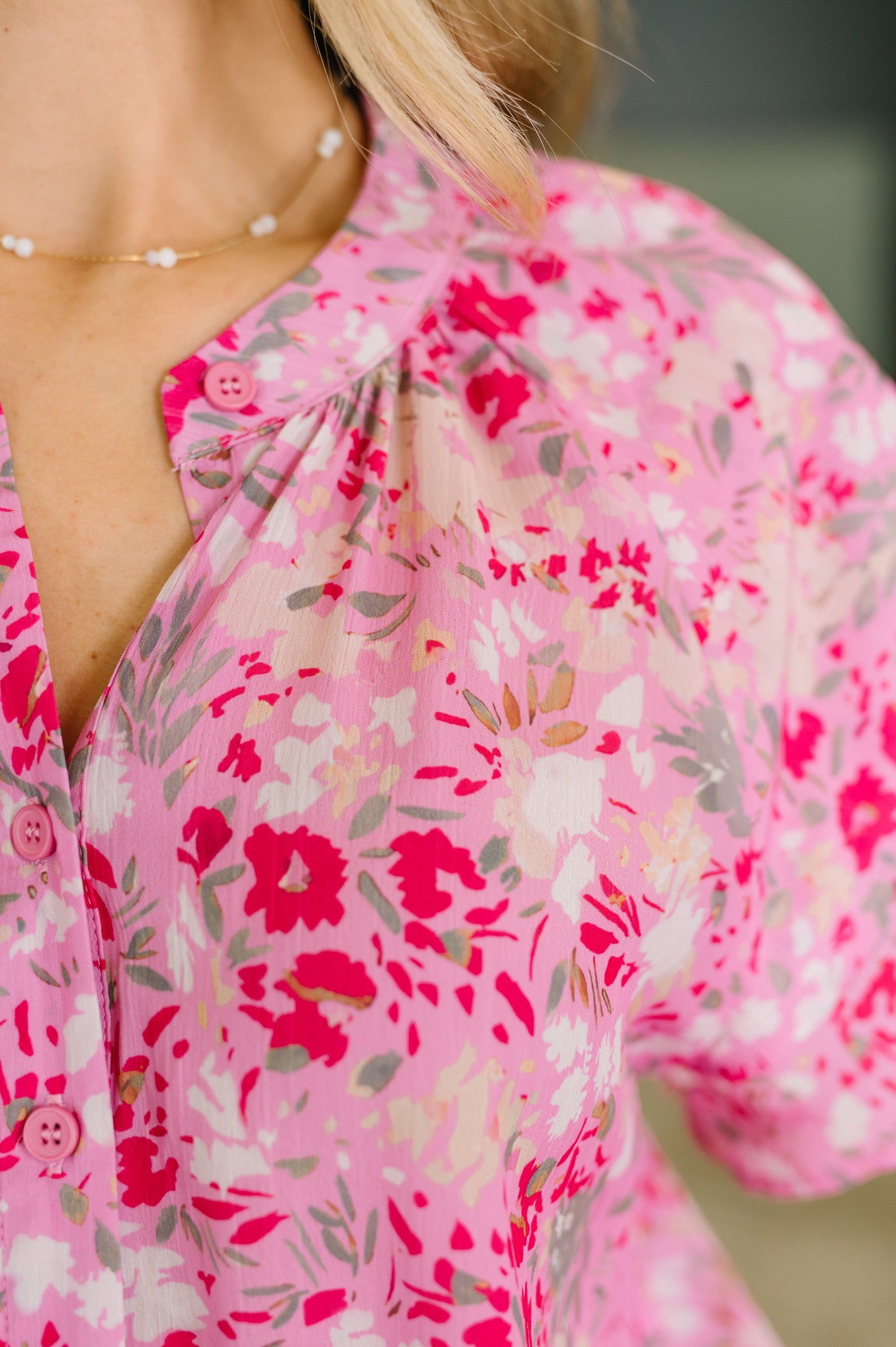 Need My Love Floral Blouse