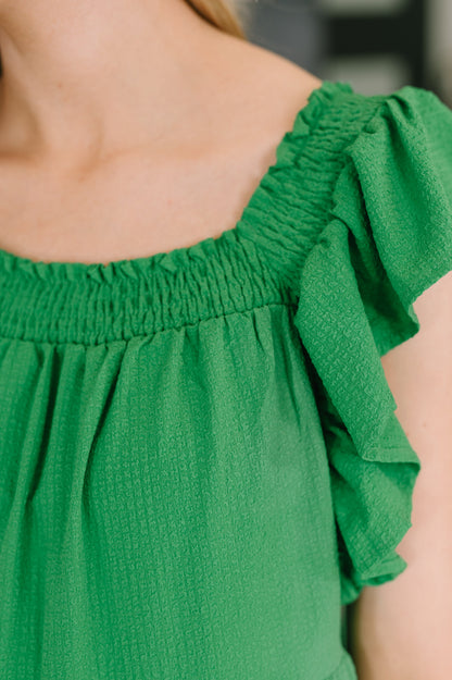 The Way We Were Square Neck Midi Dress