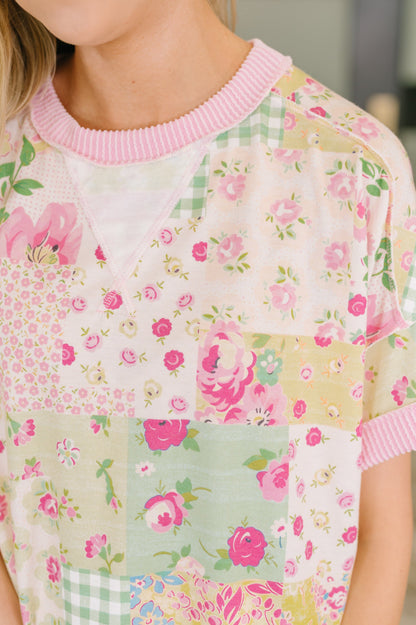 Until Tomorrow Patchwork Relaxed Tee