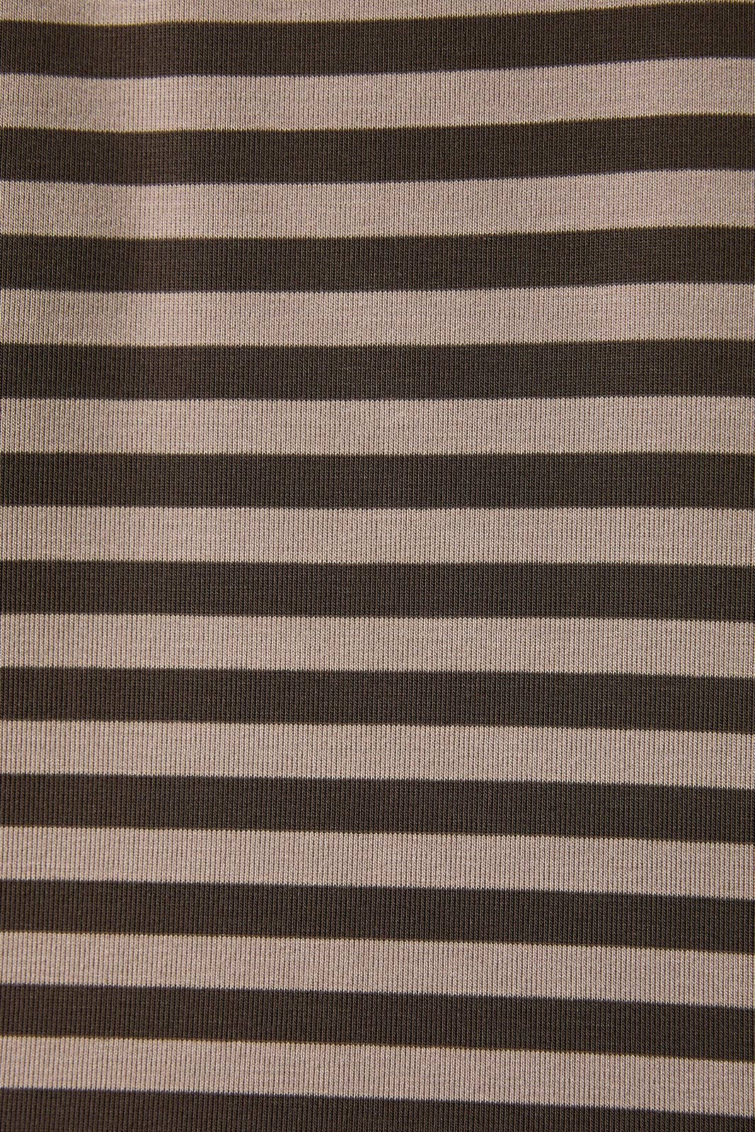 SHORT SLEEVE ROUND NECK STRIPED BABY TEE
